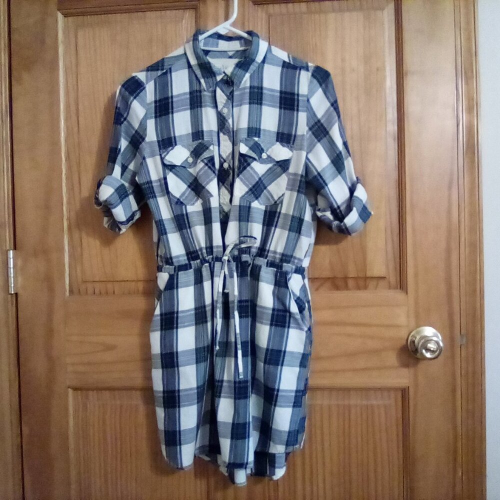 Plaid tunic